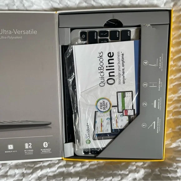 ZAGG Slim Book iPad Air 2 Bluetooth Keyboard Backlit Keys Detachable Case NEW - Picture 4 of 8